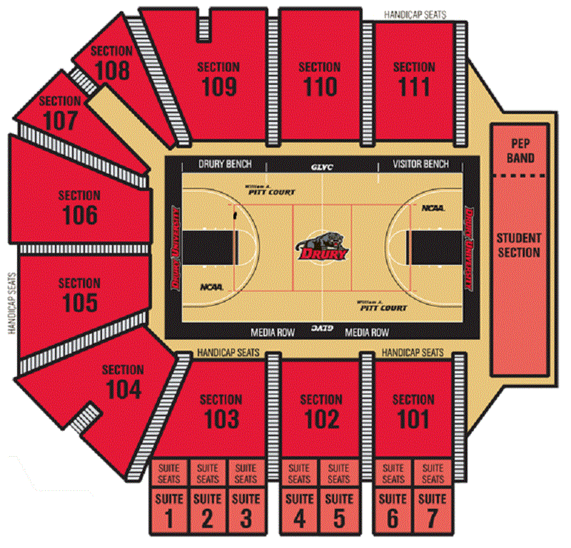 O'Reilly Family Event Center Seating Chart.