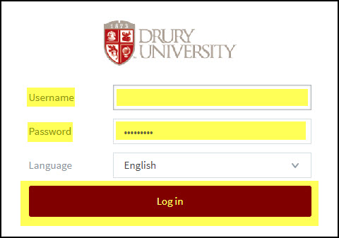 Screenshot of the username/password prompt on the web print screen.