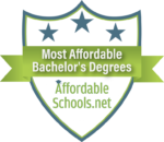 Most affordable bachelor degrees logo.