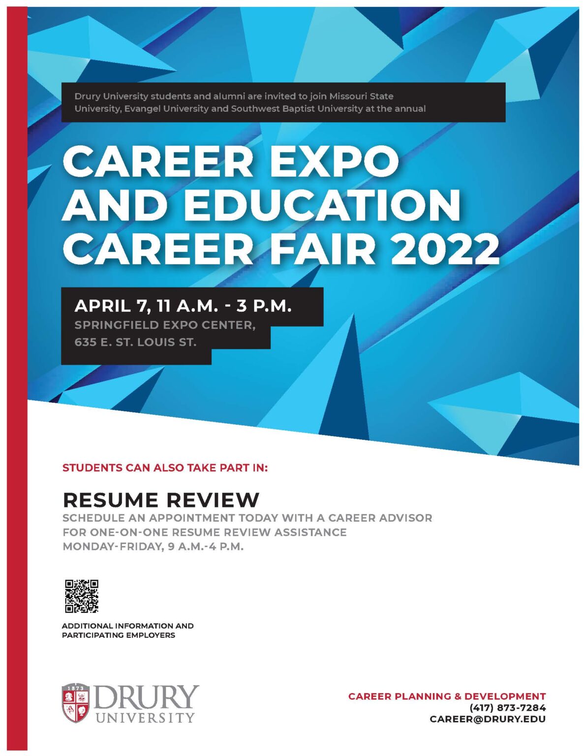 Career Expo and Education Career Fair - Drury University